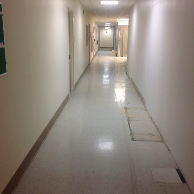 PLMI 3rd floor corridor after