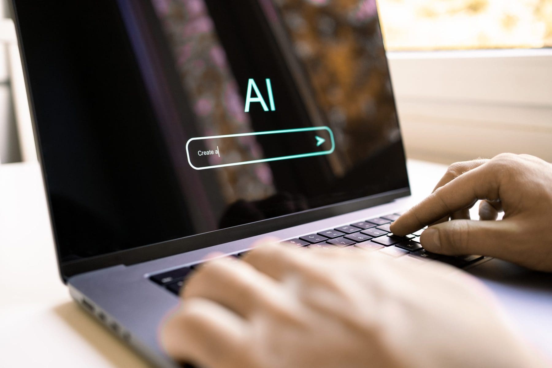 AI prompt to generate content or image with computer.